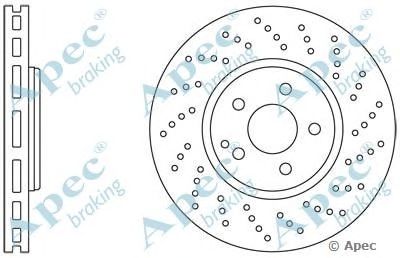 APEC BRAKING dsk2283 -  Тормозной диск